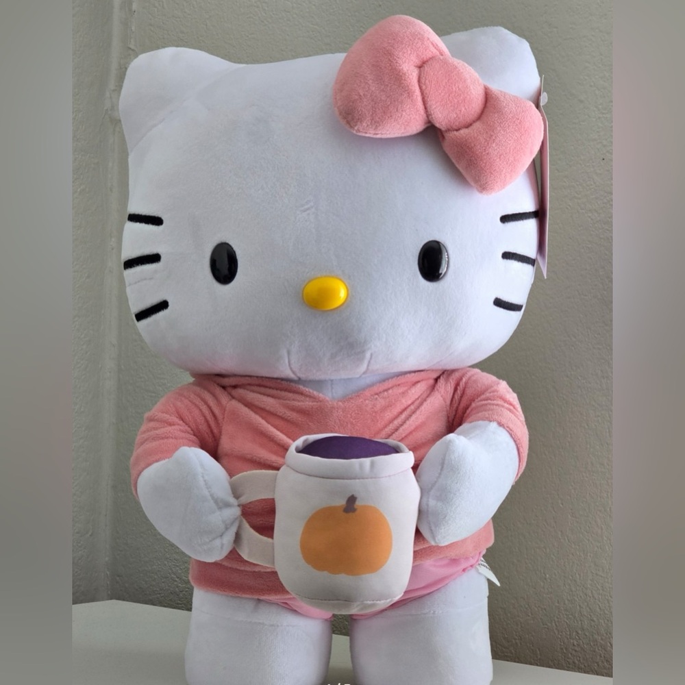 Hello Kitty Plush with Pink Bow and Shirt
